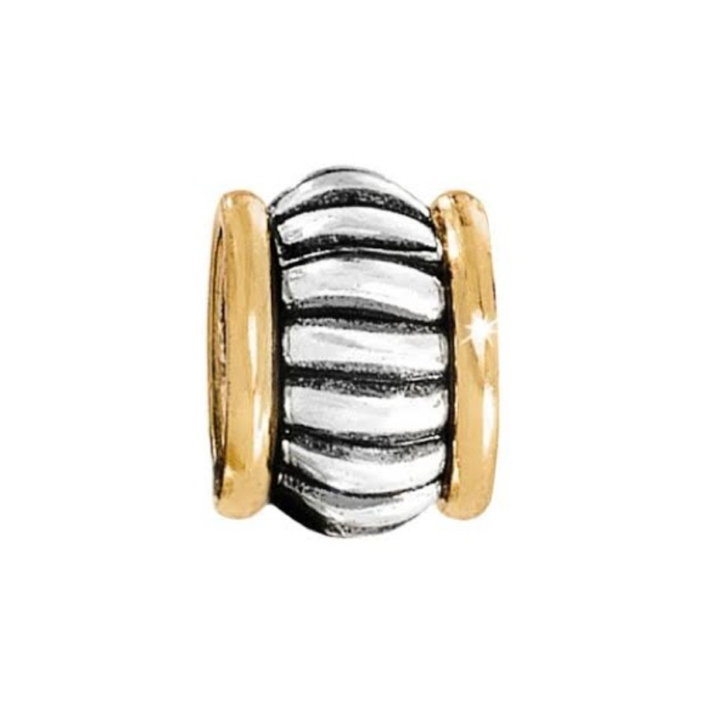 Lot 2 Mara two tone charm bead spacers Brighton - Picture 2 of 3